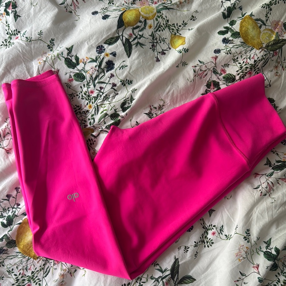 ALO hot pink airlift leggings